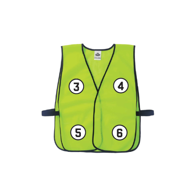 GloWear 8010HL Hi-Vis Safety Vest - Non-Certified, Hook + Loop