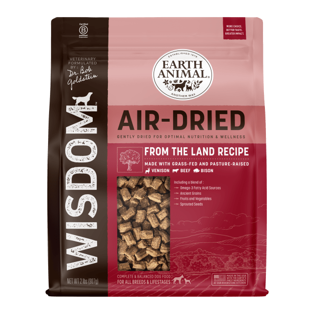 Wisdom - Air-Dried - Dog Food - From the Land - 2 lb
