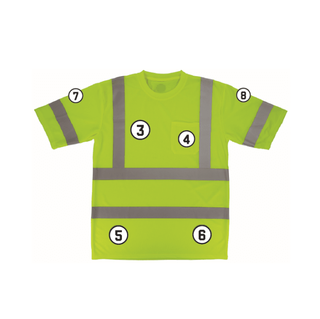 GloWear 8367 Essential Hi-Vis T-Shirt - Type R, Class 3