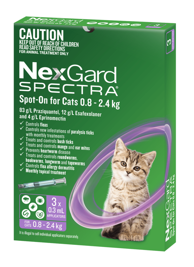 NexGard SPECTRA Spot-on for Small Cats