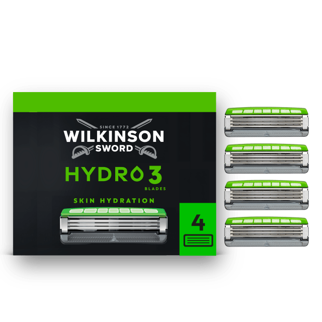 Wilkinson Sword Hydro 3 balení náhr. hlavic pro holicí strojek, 4 náhr. hlavice