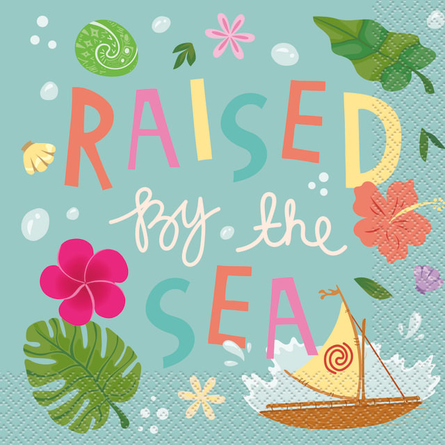 46020  Disney Moana Luncheon Napkins, 16ct