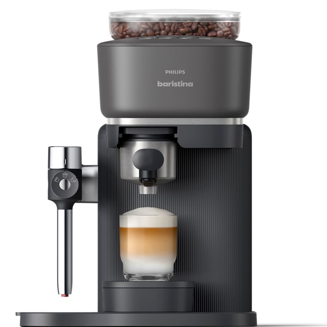 Philips Baristina Latte Automatic Espresso Machine, Black