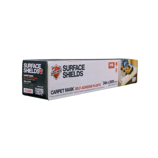 Carpet Mask® Protection Film, Clear, 24"x200'