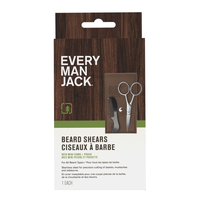 Every Man Jack Beard Shears - 1 Each