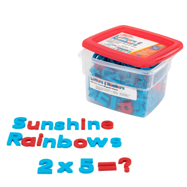 COLORCODED ALPHA & MATHMAGNETS 214PCS