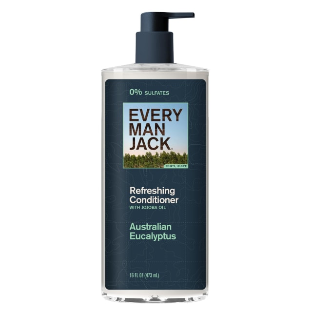 Every Man Jack Men's Refreshing Conditioner - Australian Rucalyptus - Made w/ Plant Powered Moisturizing Ingredients like Coconut &amp; Argan Oil - 16 fl oz