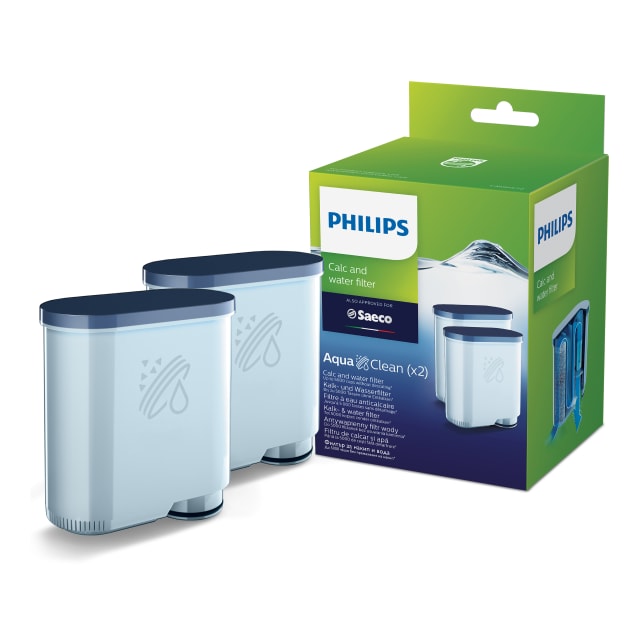Philips AquaClean Water Filter Replacement for Fully Automatic Espresso Machines, Two Pack