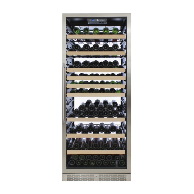 Vinotemp White Backlit Panel Single-Zone Wine Cooler, 173 Bottle Capacity