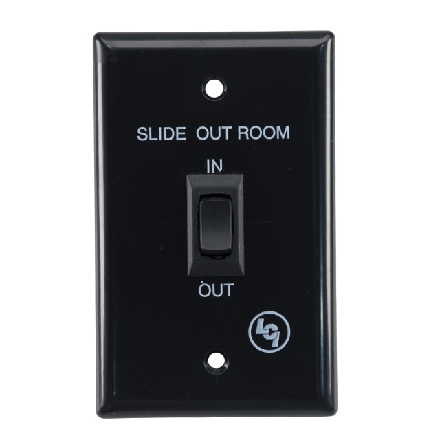 Lippert In-Wall® Interior In/Out Switch for RV Slide-Outs- Black #225488