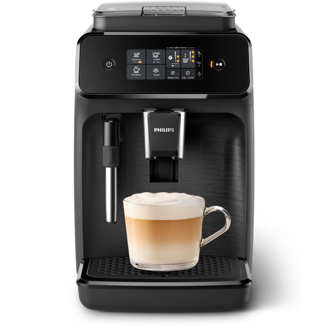 Philips 1200  Fully Automatic Espresso Machine with Milk Frother, Black