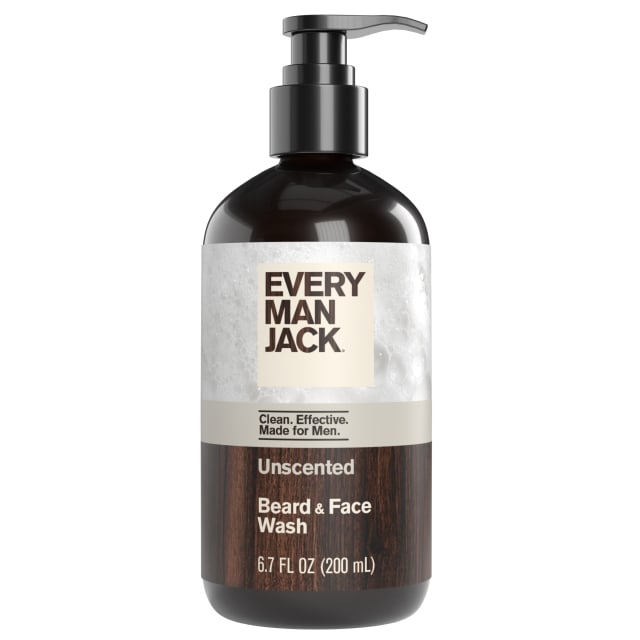 Every Man Jack Unscented Beard + Face Wash - 6.7 fl oz