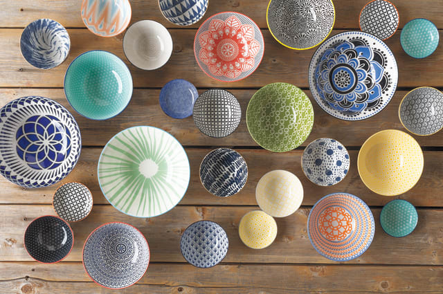 Aqua Stars Dipping Bowl