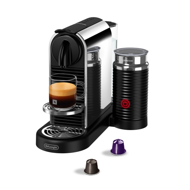 Nespresso CitiZ & Milk Espresso Machine by De'Longhi, Platinum