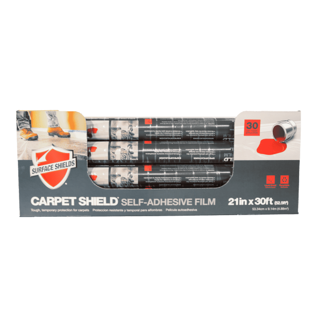 Carpet Shield® Protection Film, 21"x30', 12pk