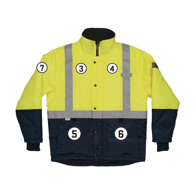 N-Ferno 6478 Hi-Vis Freezer Jacket - Type R, Class 2