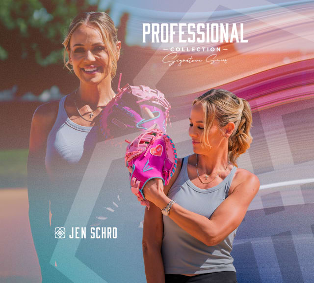 2027 Jen Schro Signature Series Catcher's Mitt Email Banners