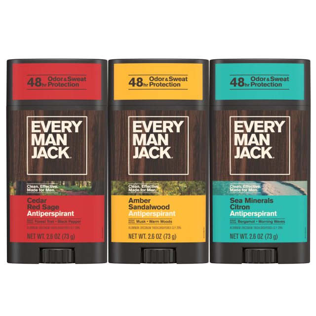 Every Man Jack Assorted Antiperspirant Deodorant - 2.6 oz - 3