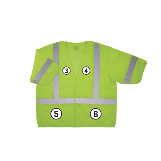 GloWear 8315BA Hi-Vis Breakaway Safety Vest - Type R, Class 3, Hook & Loop