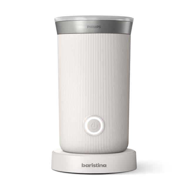 Philips Baristina Hot & Cold Milk Frother, Milky White