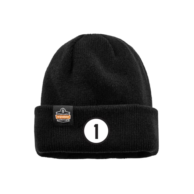 N-Ferno 6811ZI Zippered Rib Knit Beanie Hat And Bump Cap Insert
