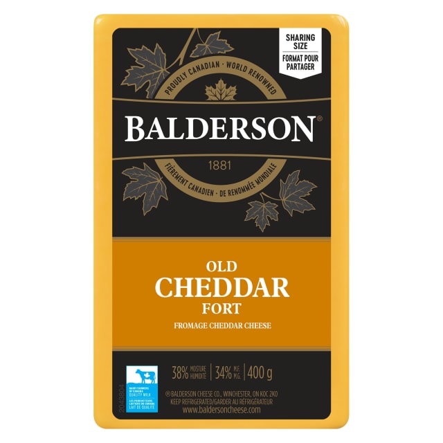 Balderson Cheddar Cheese Coloured Old, 400g