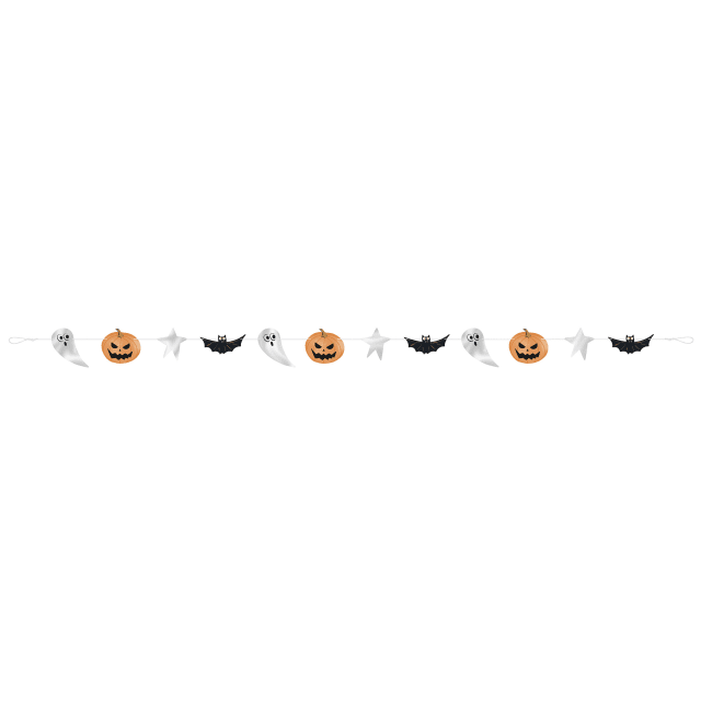 21863 Bats & Boos Halloween Cutout Foil Board Garland