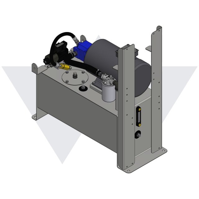 Wastequip® 10HP/3PH 20 GAL SC STD Amp Ring Power Unit