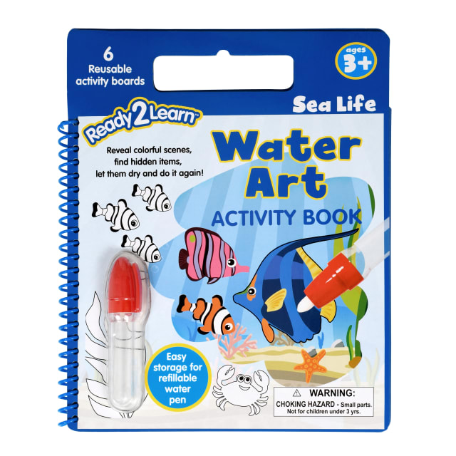 Water Art Activity Book - Sea Life