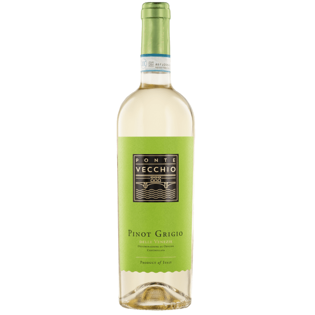 Ponte Vecchio Pinot Grigio DOC Italian White Wine 750 ml