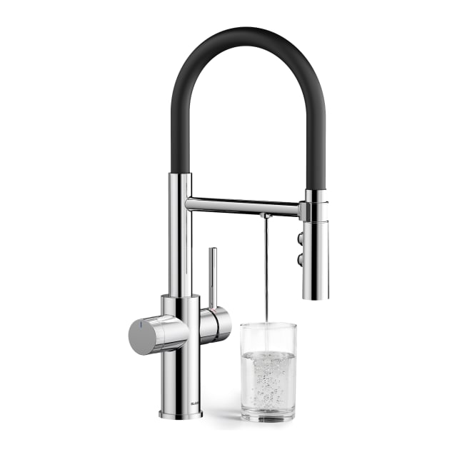 Catris Flexo Filter-Ready Semi-Pro Pull-Down Dual-Spray Kitchen Faucet - Chrome