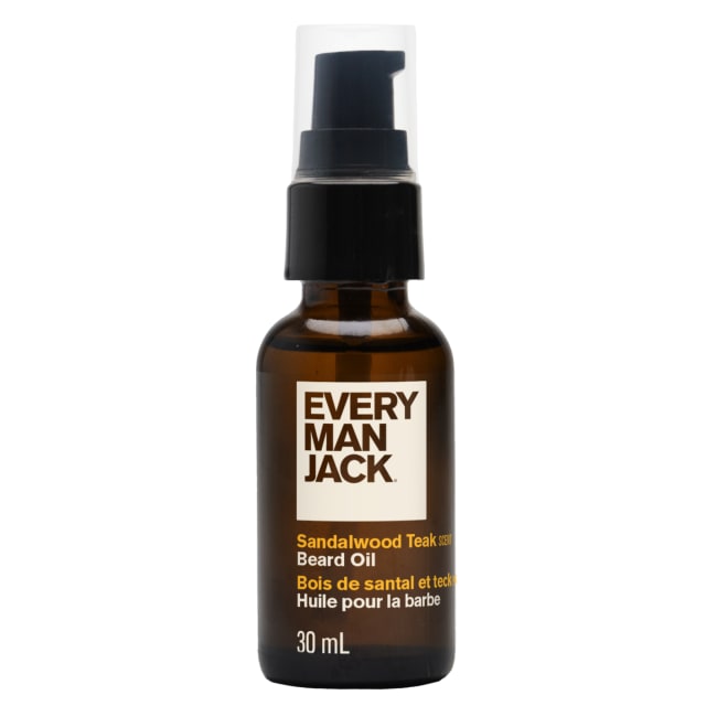 Every Man Jack Sandalwood Teak Beard Oil - 1 fl oz