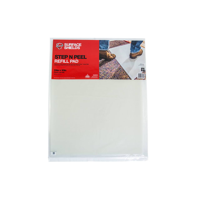 Step N Peel® Sticky Mat®, Clear Refills, 30-sheet, 24" x 30"