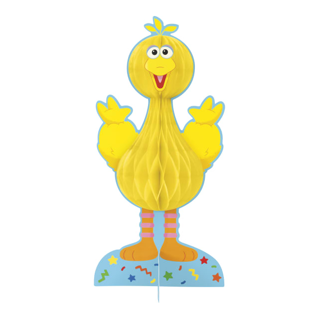 43793  Sesame Street Big Bird Honeycomb Centerpiece