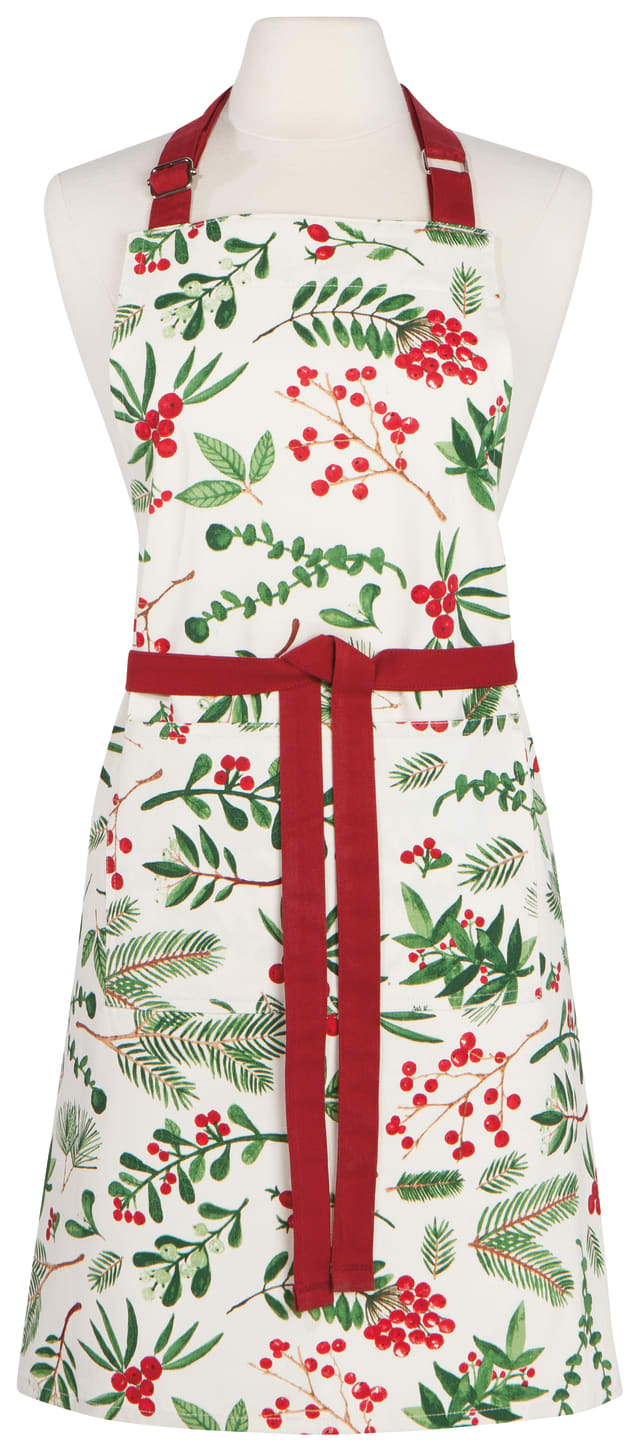 Winterberry Christmas Chef Apron