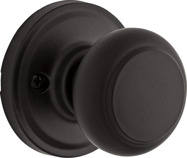 Troy Dummy/Inactive Knob w/ Square Rose in Matte Black