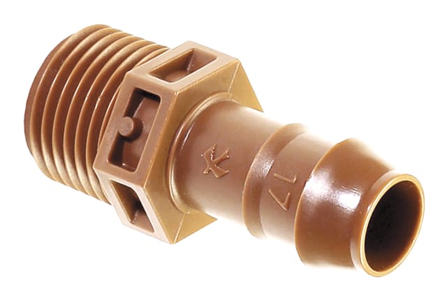 Adapter for 1/2 in. Male Pipe Thread to Drip Tubing