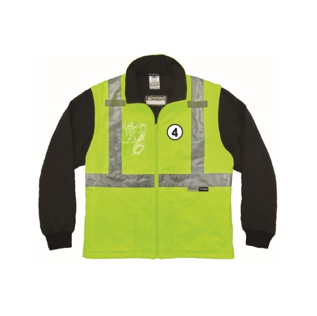 GloWear 8287 Hi-Vis Winter Jacket and Vest with Detachable Sleeves - Type R, Class 2