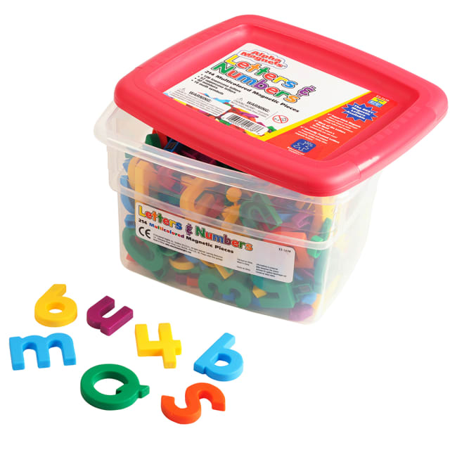 MULTICOLOR ALPHA & MATHMAGNETS 214PCS