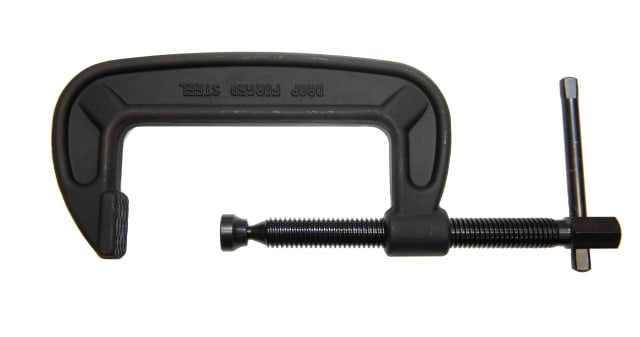 0-4" Heavy Duty C-Clamp/Black Oxide Spindle