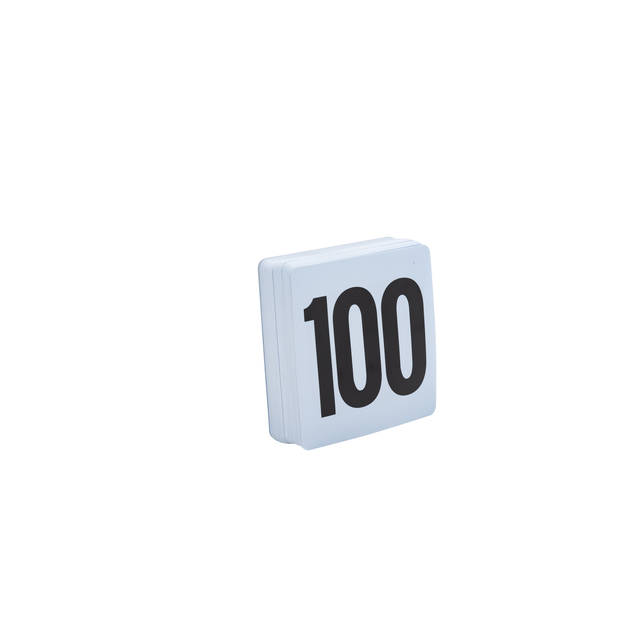 Adcraft Plastic Table Number Cards
