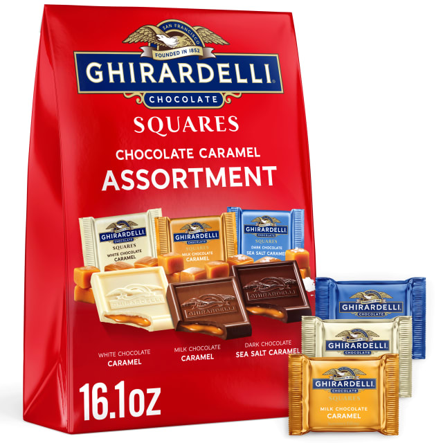 GHIRARDELLI Chocolate Caramel Squares Assortment - 16.1 oz.