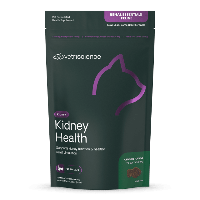 VS Kidney Health Chews, Cats, Chicken, 120ct