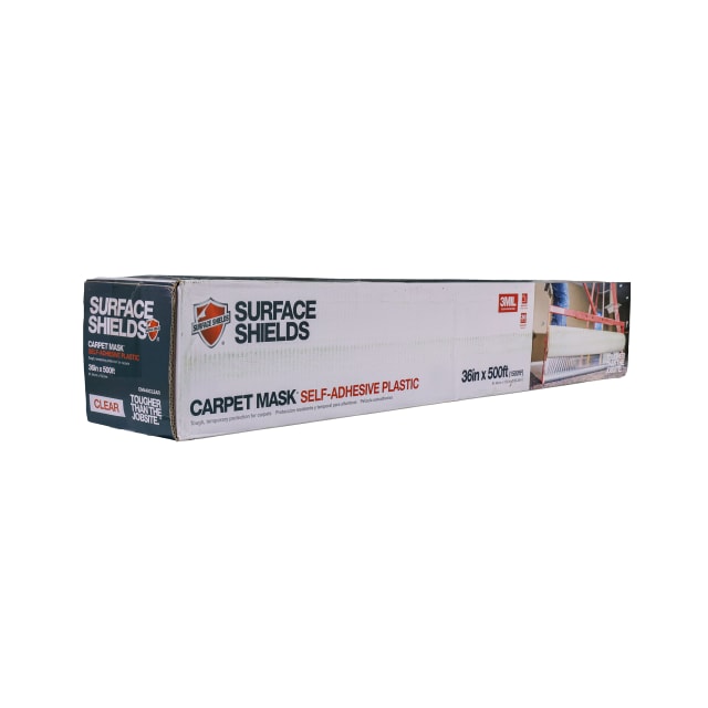Carpet Mask® Protection Film, Clear, 36"x500'