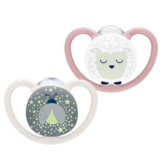 NUK PM PACI SI1 AIR NGT CL1 SHEEP 2/BOX