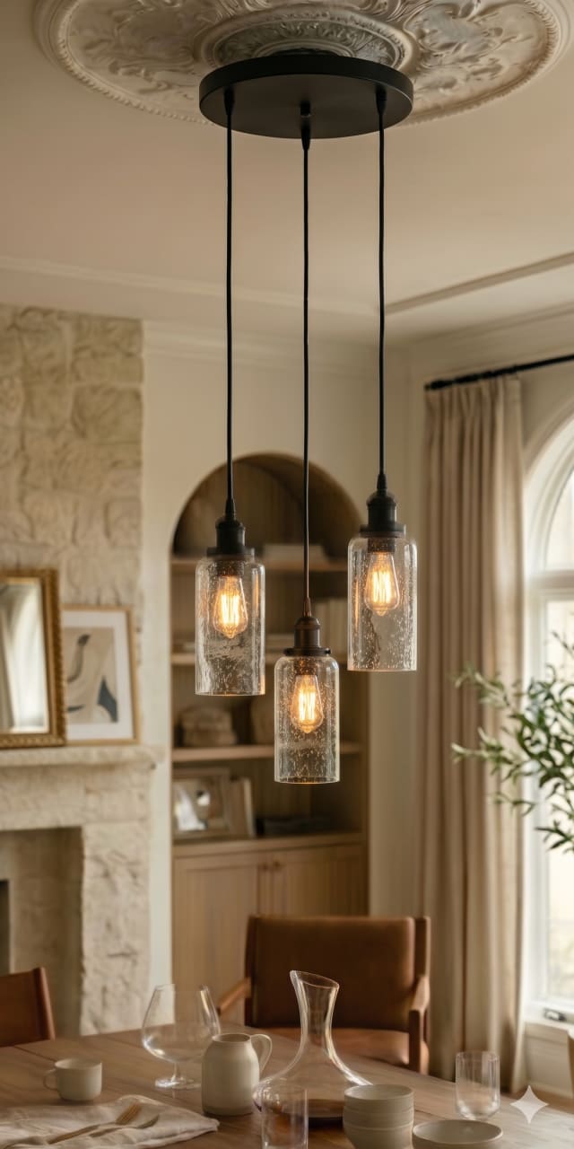 Glory Point - Matte Black - Multi Pendant