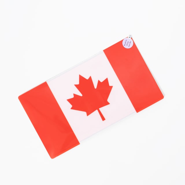 Canada Flag (Color) Car Battery Sign Sticker