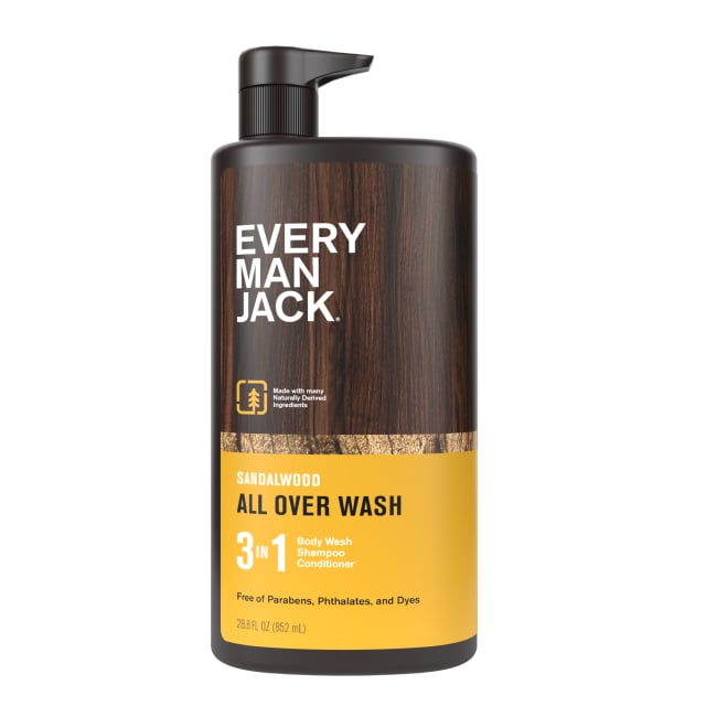 Every Man Jack Sandalwood Teak All Over Wash - 28.8 fl oz