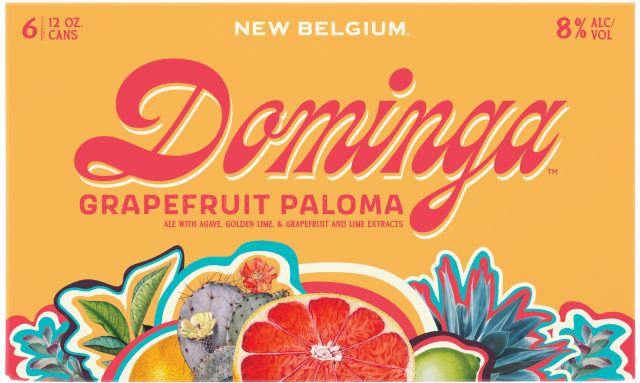 Dominga Grapefruit Paloma Beer, 6 Pack, 12 fl oz Cans