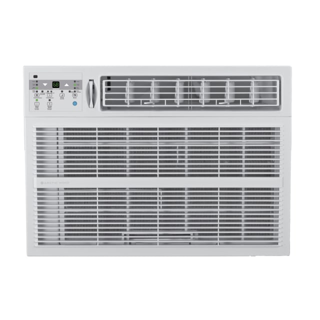 18,000 BTU 230V Cool/Heat Window Air Conditioner with Electric Heat, Follow-Me Remote control